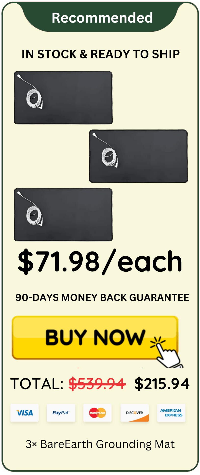 BareEarth Grounding Mats offer price 